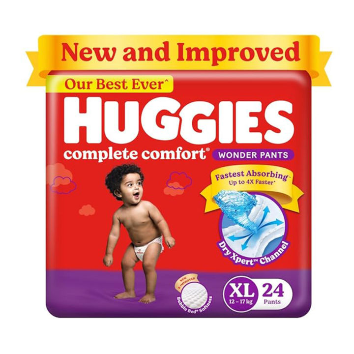 Huggies Complete Comfort Pants XL (12-17 kg) 24 pcs